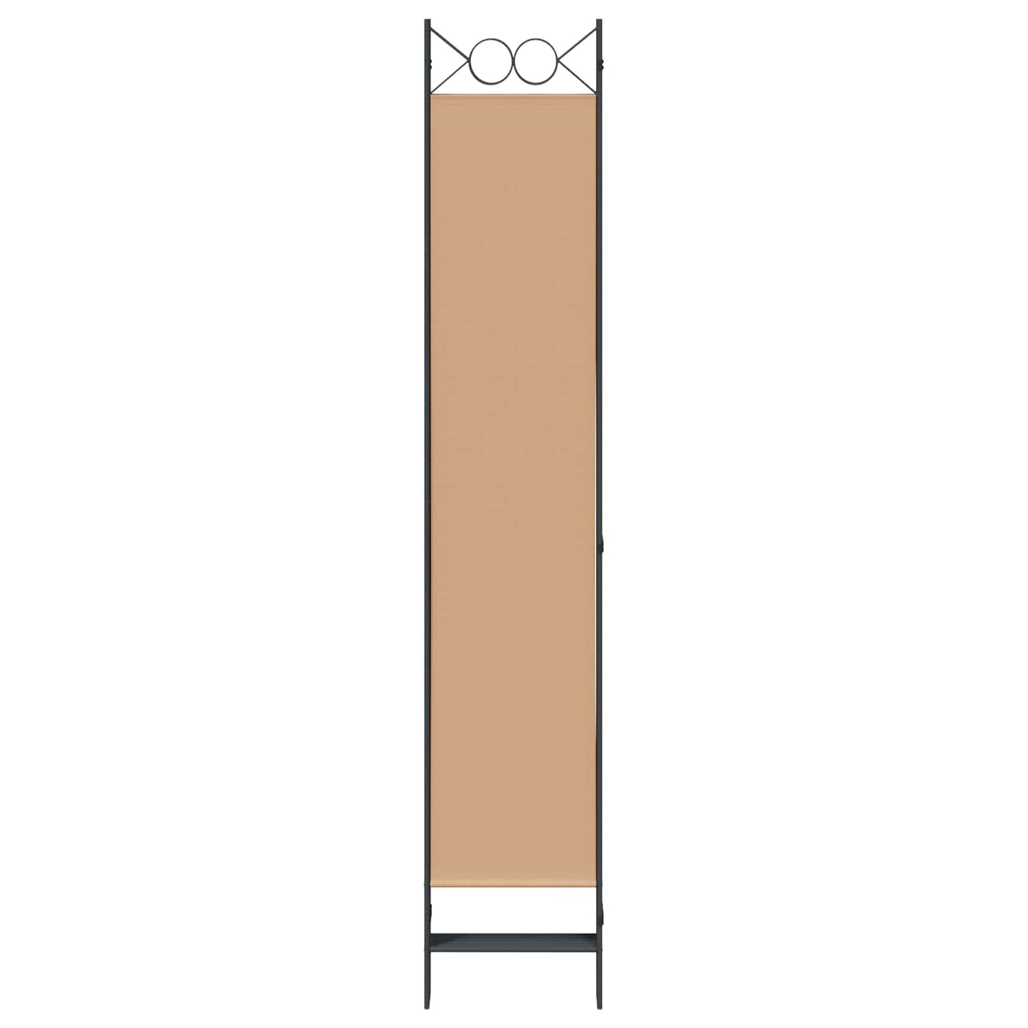 6-Panels Romdeler Beige 240 x 220 cm Stoff