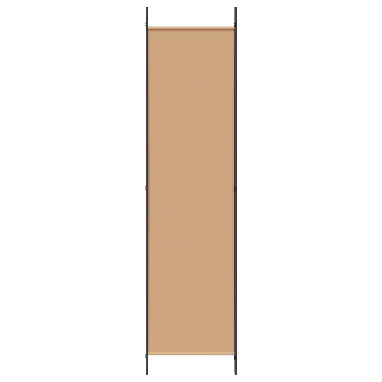 3-panel romdeler Beige 150 x 200 cm Stoff