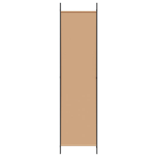 3-panel romdeler Beige 150 x 200 cm Stoff