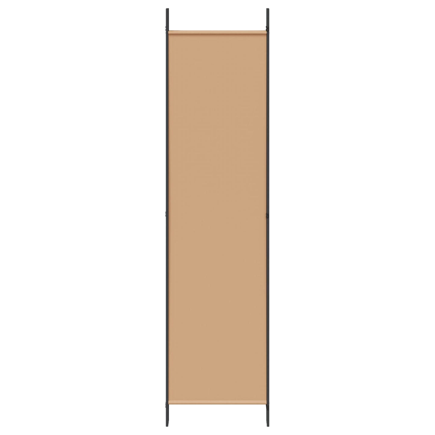 5-panel romdeler Beige 250 x 200 cm Stoff