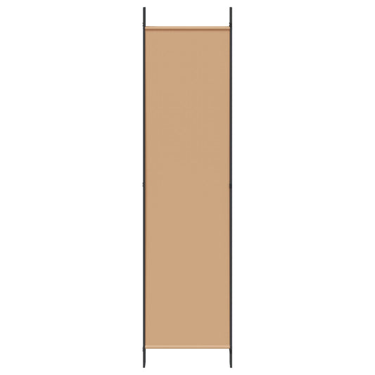 5-panel romdeler Beige 250 x 200 cm Stoff