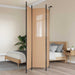 3-panel romdeler Beige 150 x 220 cm Stoff