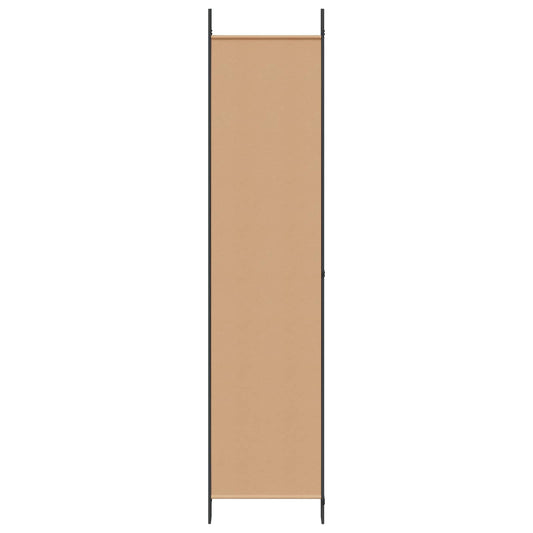4-panel romdeler Beige 200 x 220 cm Stoff