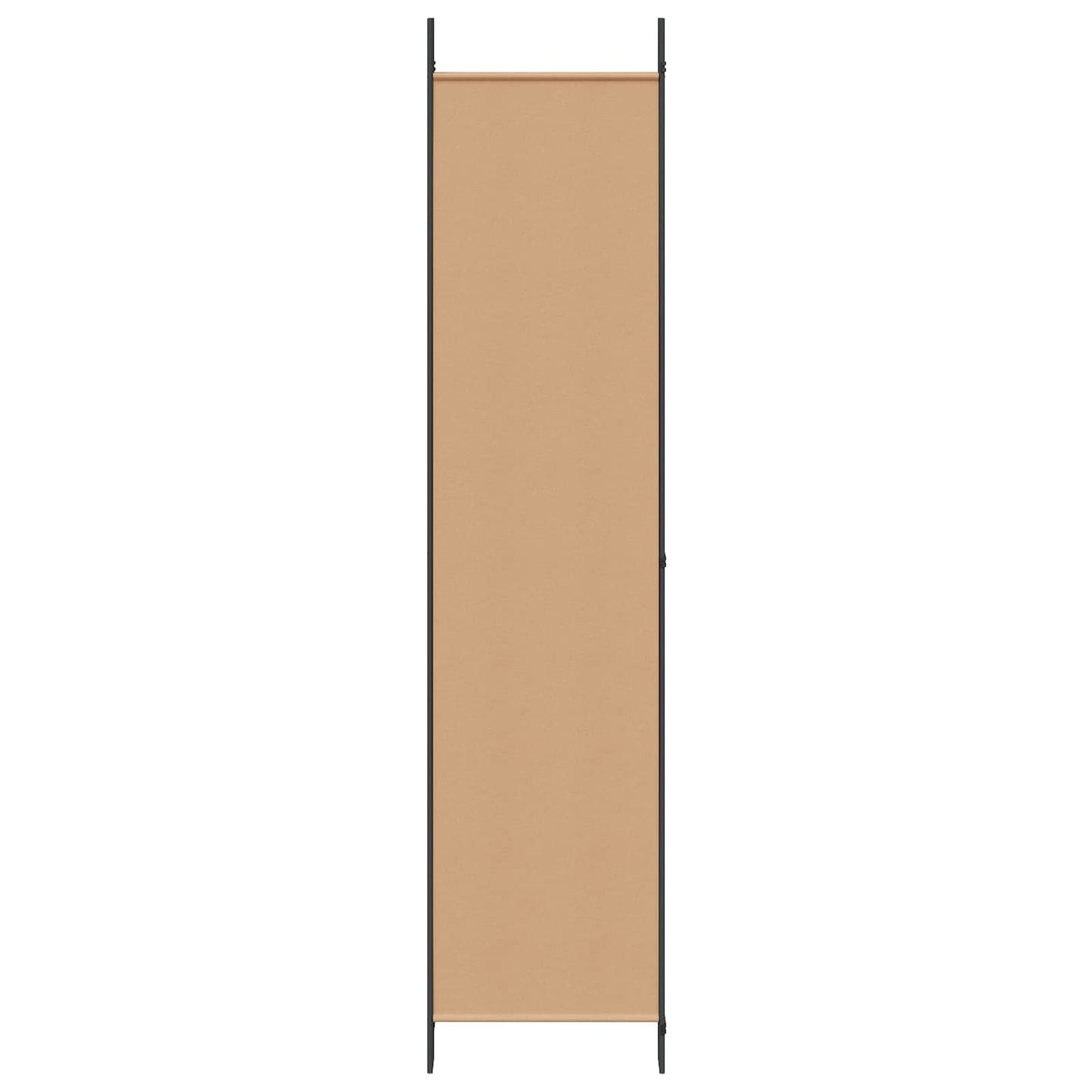 5-panel romdeler Beige 250 x 220 cm Stoff