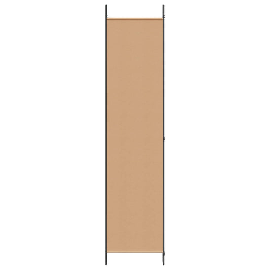6-Panels Romdeler Beige 300 x 220 cm Stoff