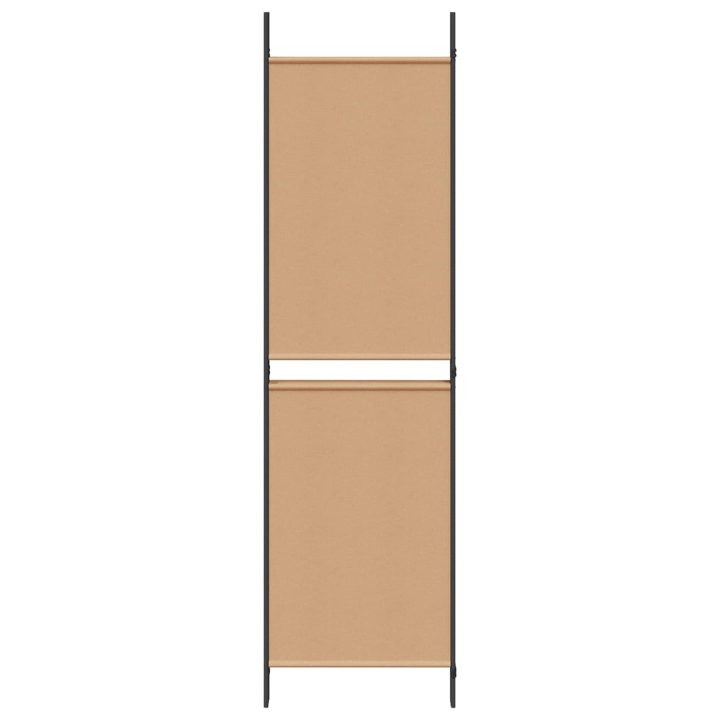 4-panel romdeler Beige 200 x 180 cm Stoff