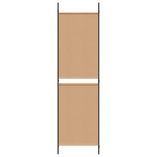 3-panel romdeler Beige 150 x 200 cm Stoff