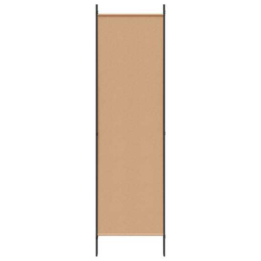 4-panel romdeler Beige 200 x 200 cm Stoff