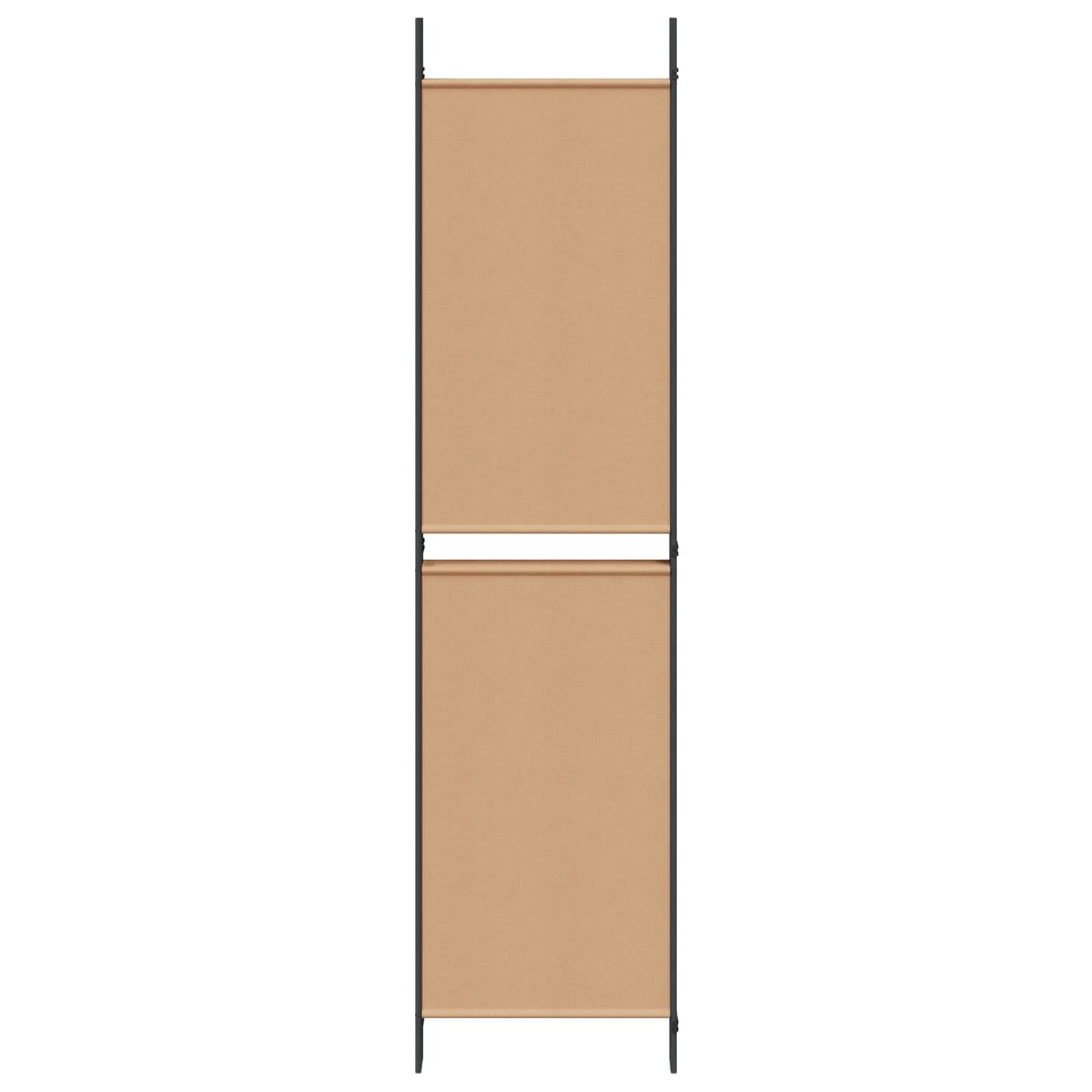 5-panel romskille Beige 250 x 200 cm Stoff