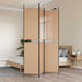3-panel romdeler Beige 150 x 220 cm Stoff