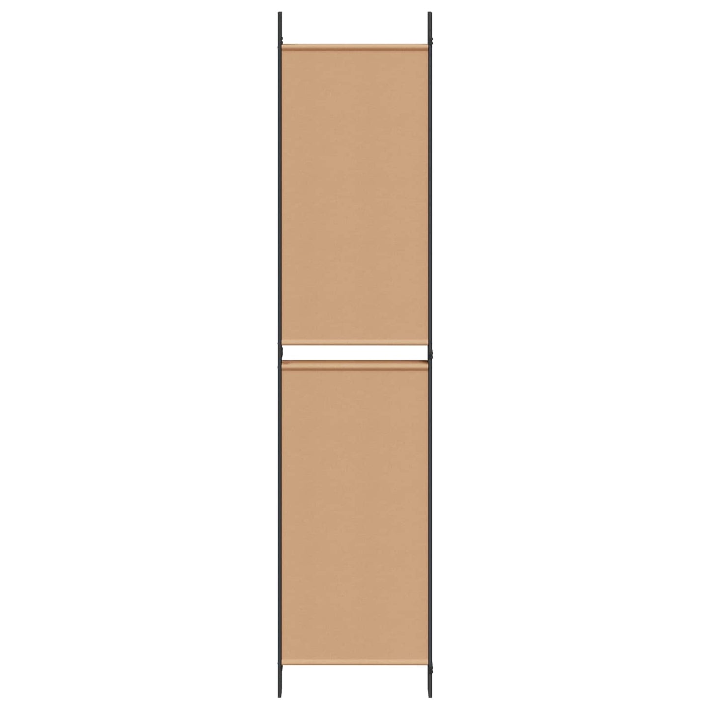 5-panel romdeler Beige 250 x 220 cm Stoff