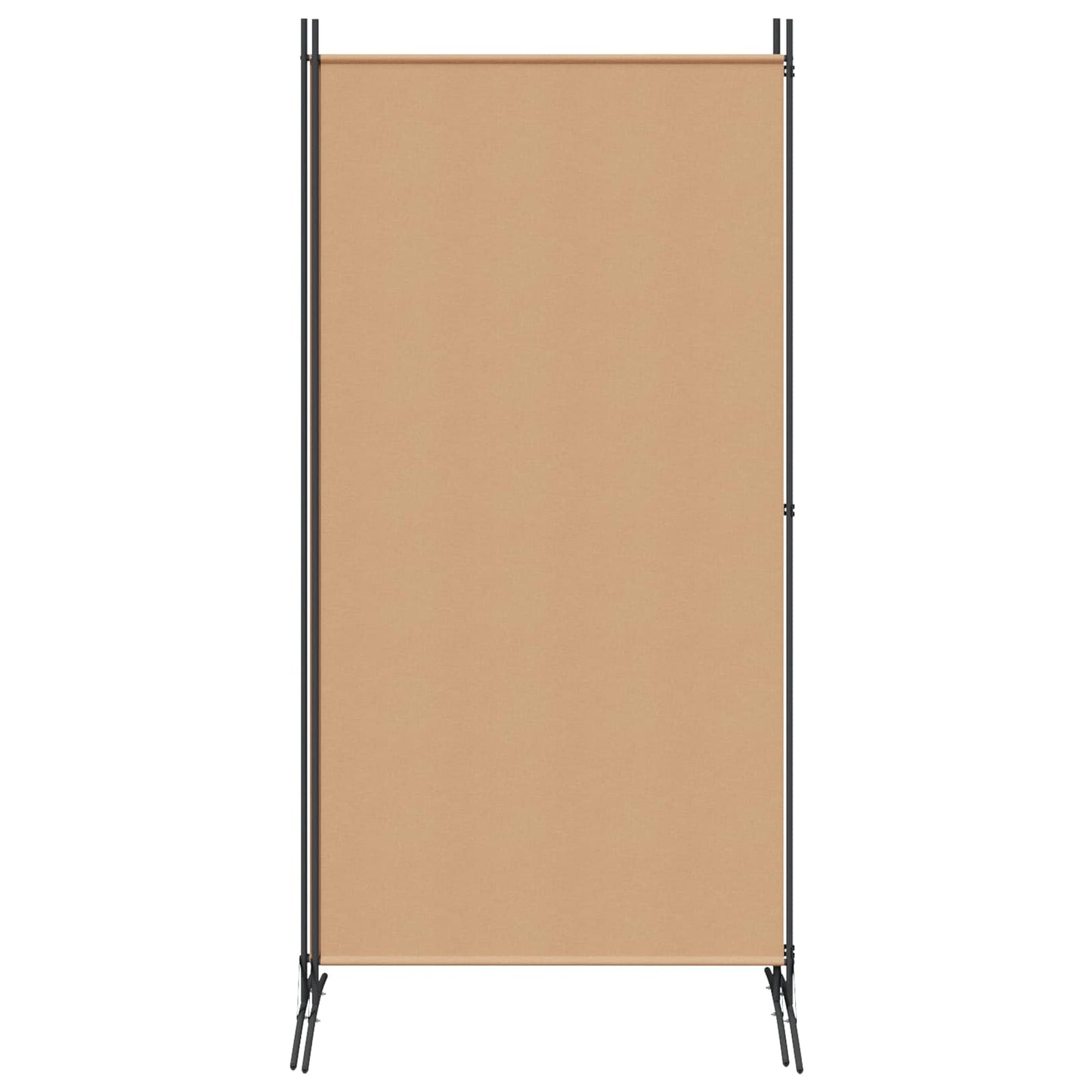 2-Panels Rom Skillevegg Beige 175 x 180 cm Stoff