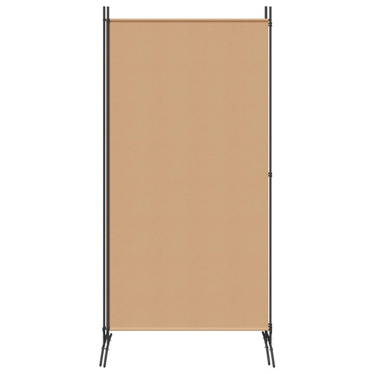 2-Panels Rom Skillevegg Beige 175 x 180 cm Stoff
