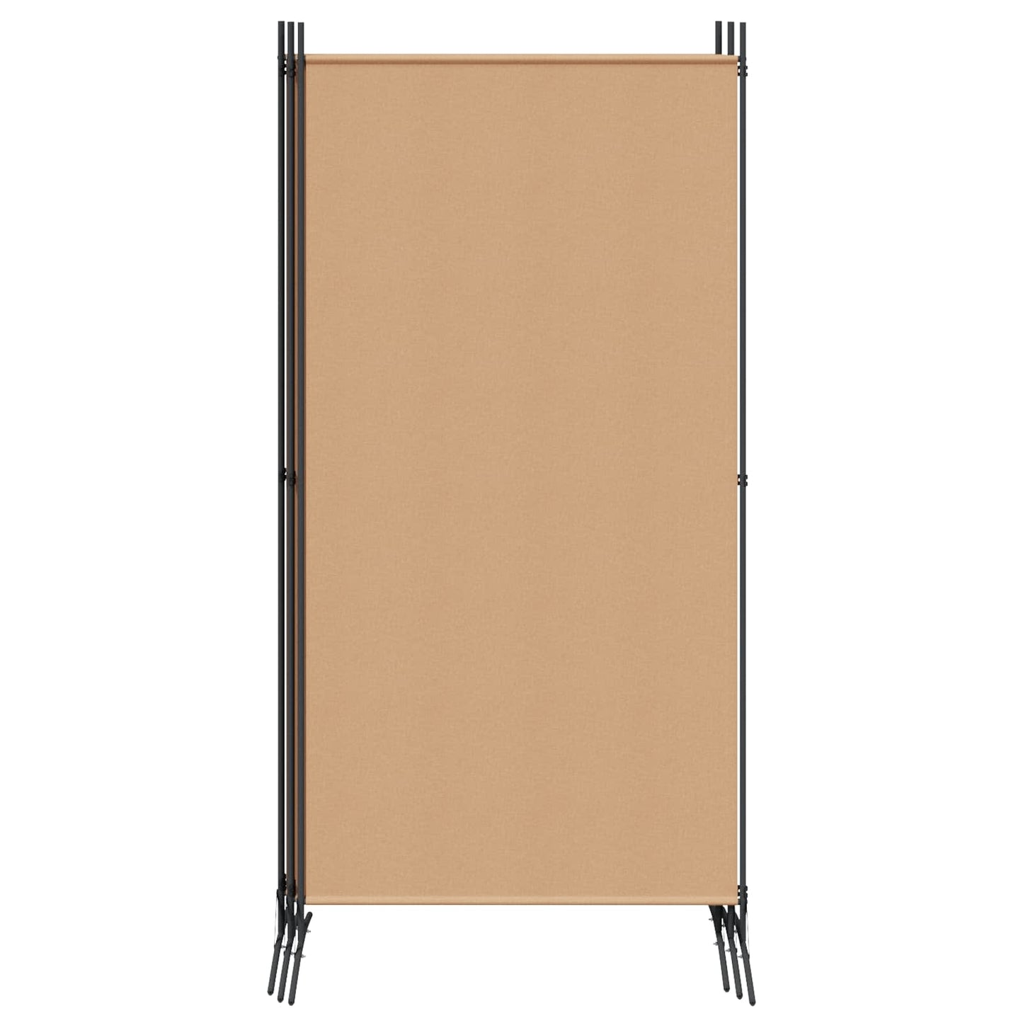 5-panel romdeler Beige 433 x 180 cm Stoff