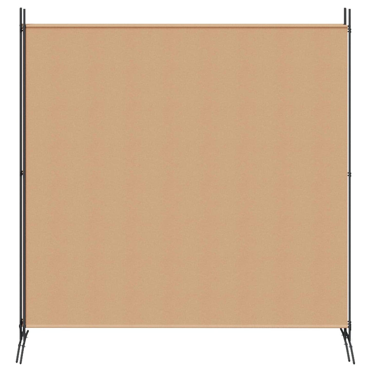 4-panel romdeler Beige 525 x 180 cm Stoff