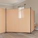 4-panel romdeler Beige 698 x 180 cm Stoff