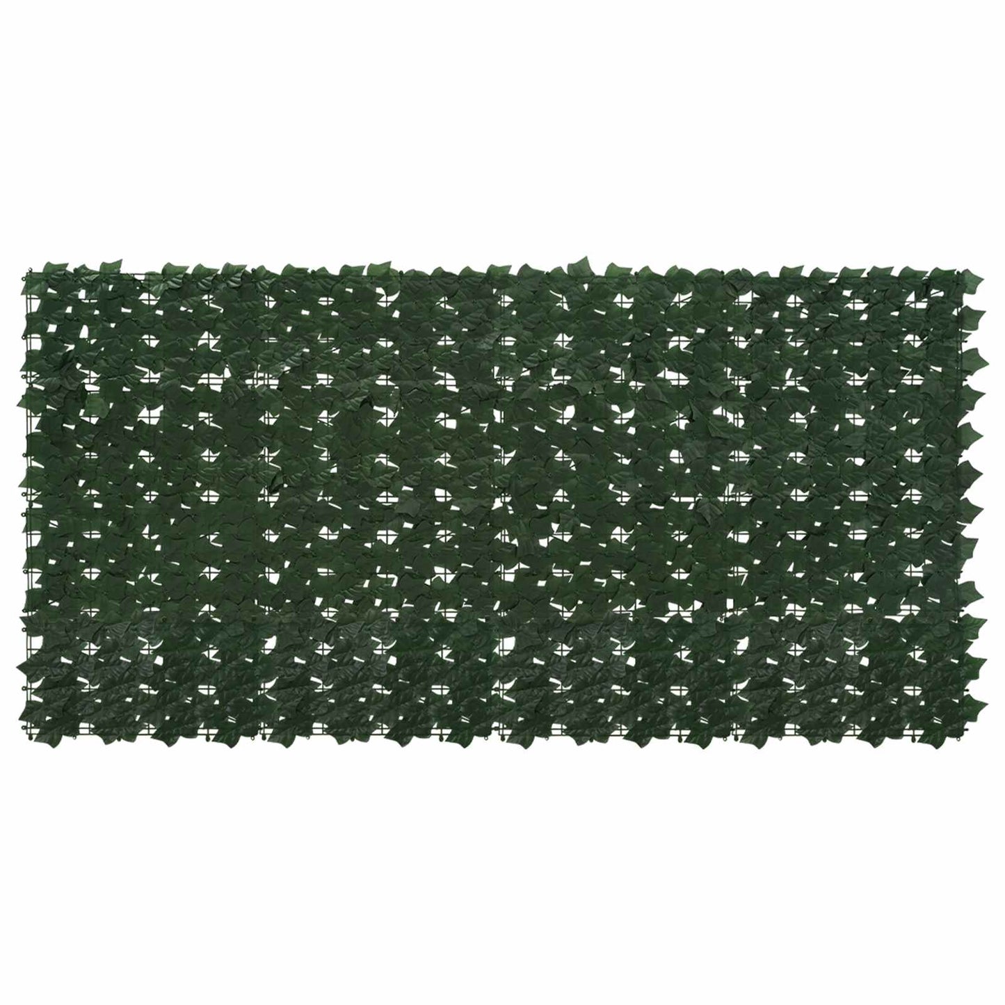 Balkong skjerm med blader Mørkegrønn 200 x 100 cm