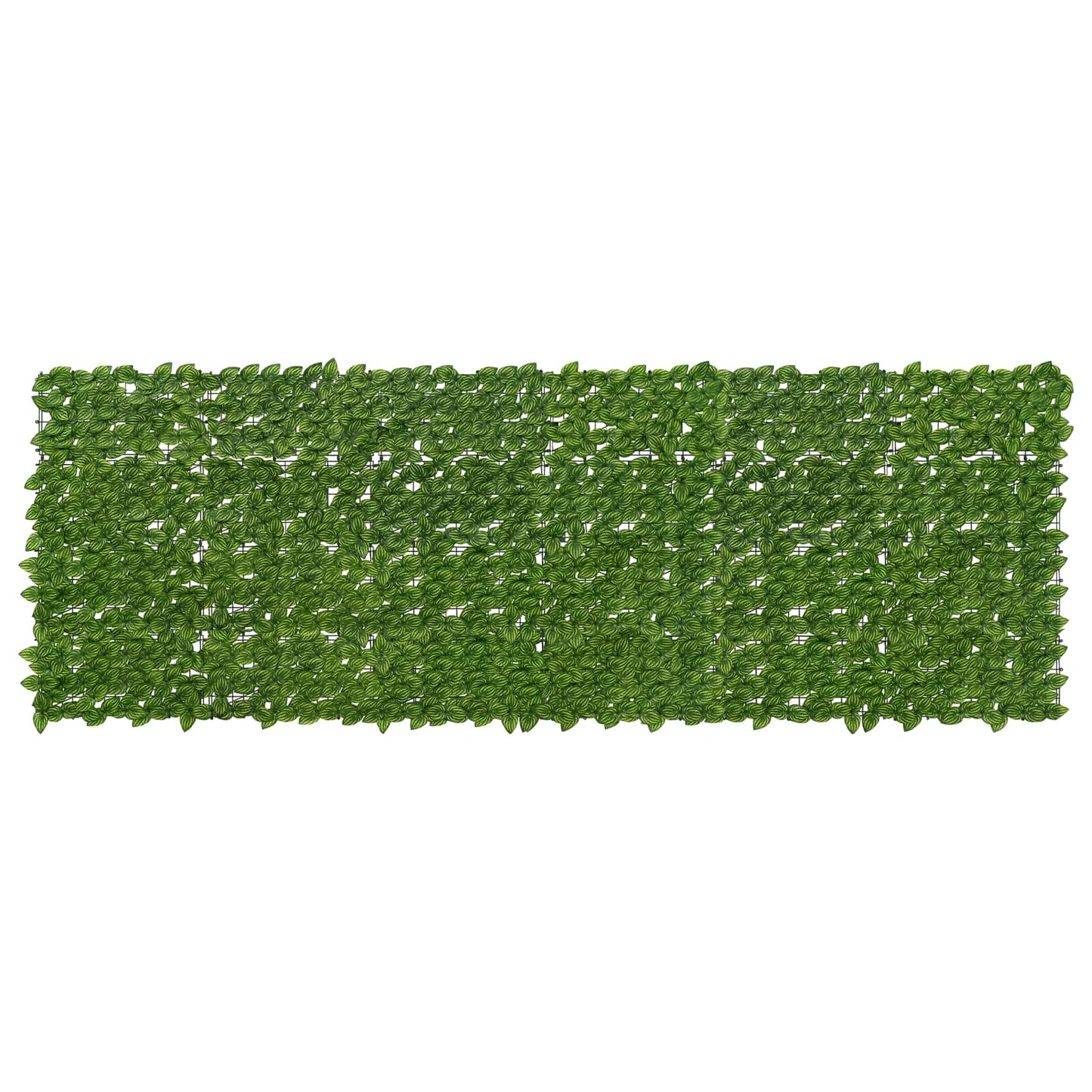 Balkong skjerm med blader Grønn og gul 300 x 100 cm