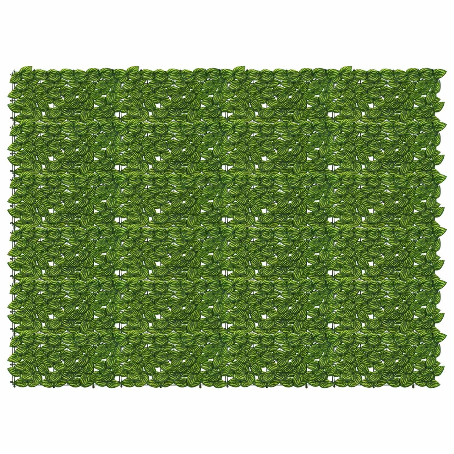 Balkong skjerm med blader Grønn og gul 200 x 150 cm