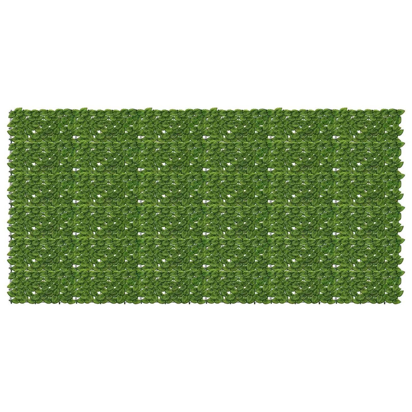 Balkong skjerm med blader Grønn og gul 300 x 150 cm