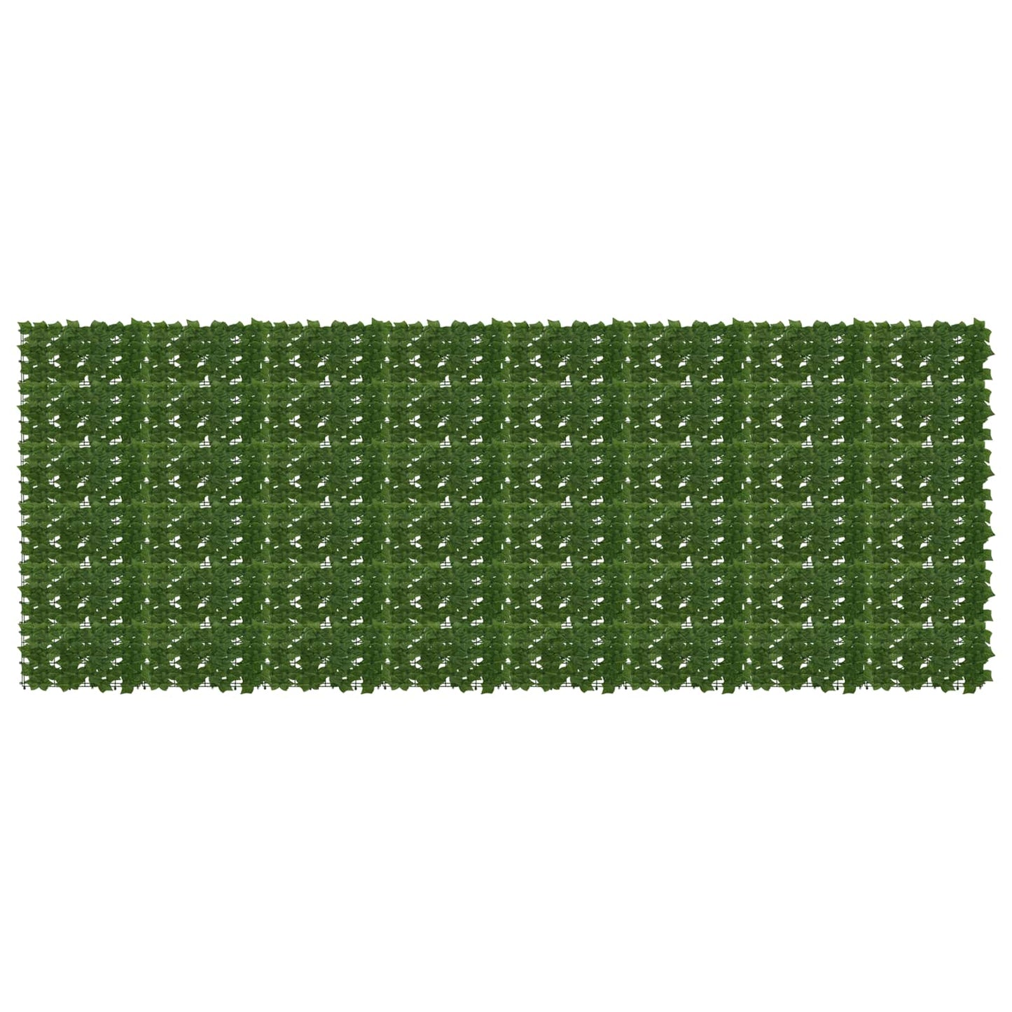 Balkong skjerm med blader Grønn 400 x 150 cm