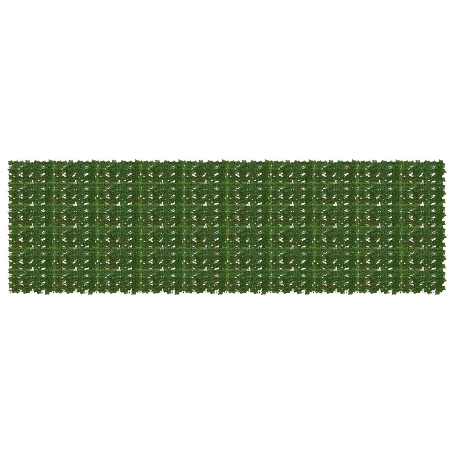 Balkong skjerm med blader Grønn 500 x 150 cm