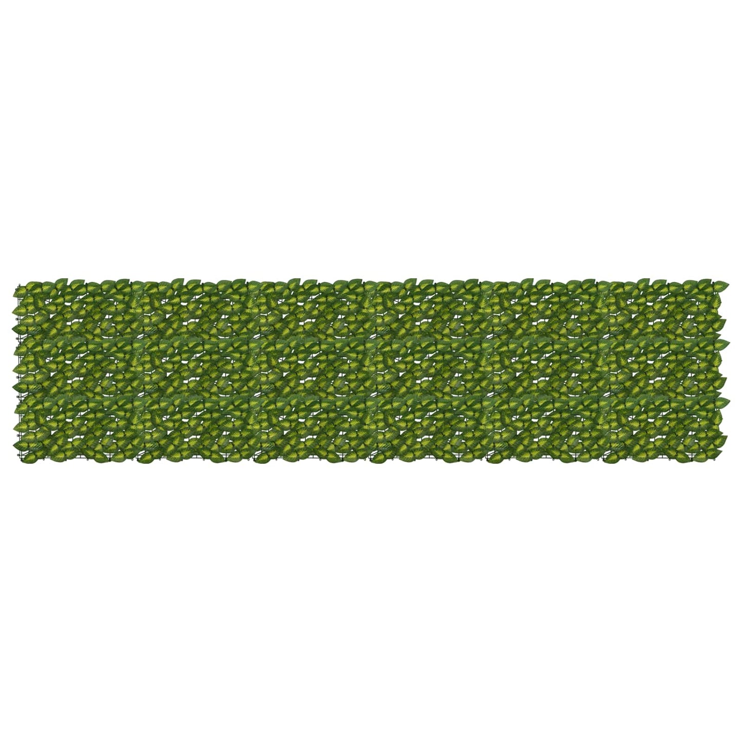 Balkong skjerm med blader Grønn og gul 300 x 75 cm