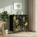 Serviesskap RHENEN Svart eik 69 x 33 x 76 cm Konstruert tre