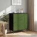Serviesskap GELEEN Svart eik 69 x 33 x 76 cm Konstruert tre