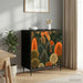 Serviesskap ZAANDAM Svart eik 69 x 33 x 76 cm Konstruert tre