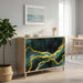 Serviesskap WIJHE Sonoma 102 x 33 x 75 cm Konstruert tre