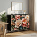 Serviesskap BORNE Svart eik 102 x 33 x 76 cm Konstruert tre