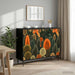 Serviesskap ZAANDAM Svart eik 102 x 33 x 76 cm Konstruert tre