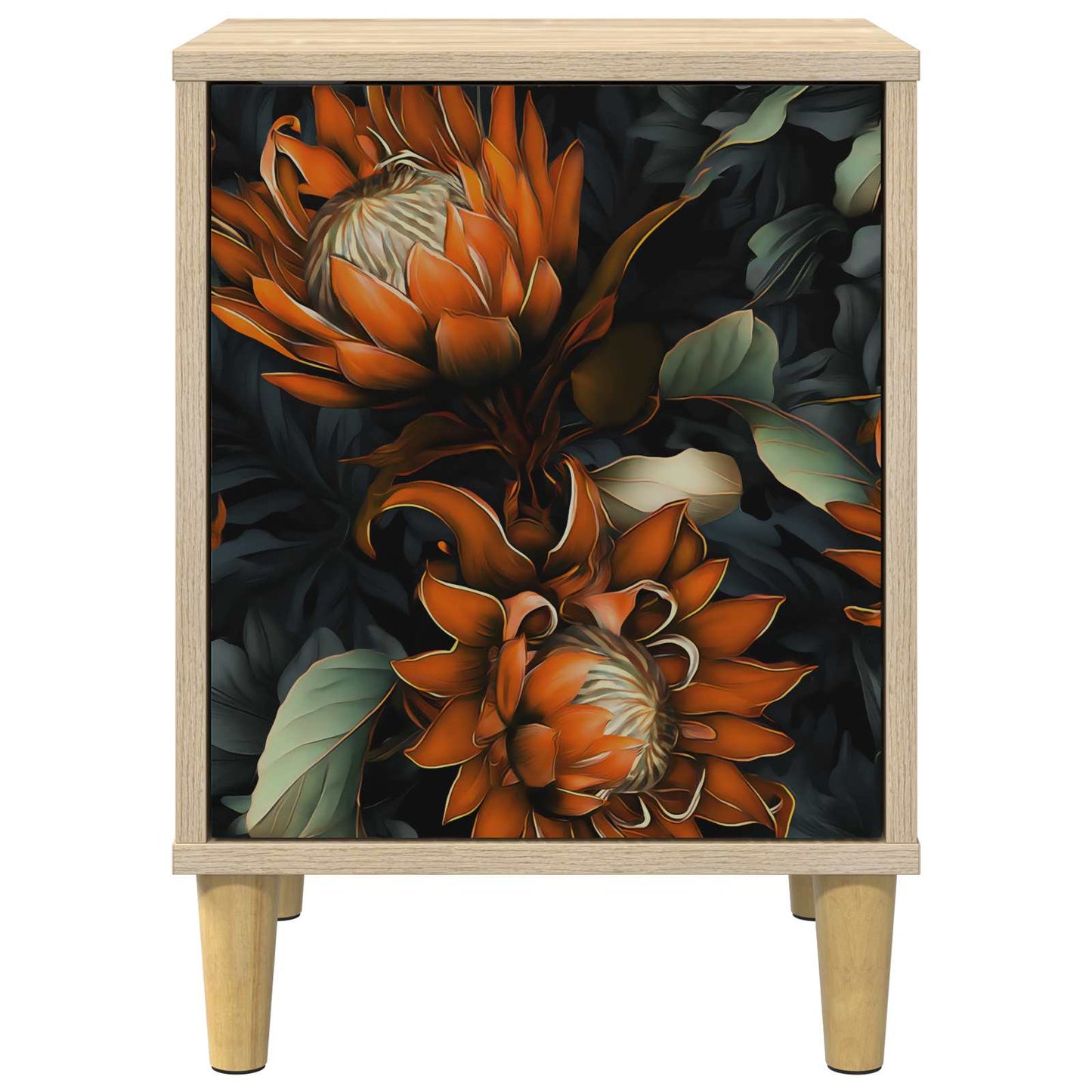 Nattbordskap LOCHEM Sonoma eik 36 x 33 x 50 cm Konstruert tre
