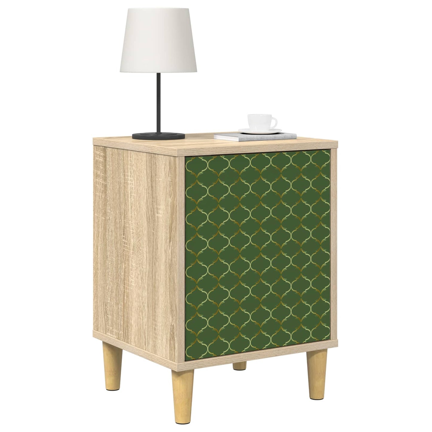 Nattbordskap GELEEN Sonoma eik 36 x 33 x 50 cm Konstruert tre