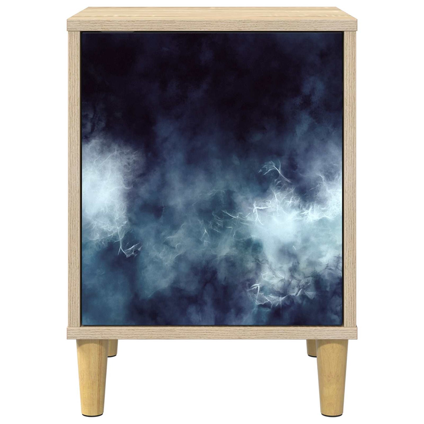 Nattbordskap RAALTE Sonoma eik 36 x 33 x 50 cm Konstruert tre