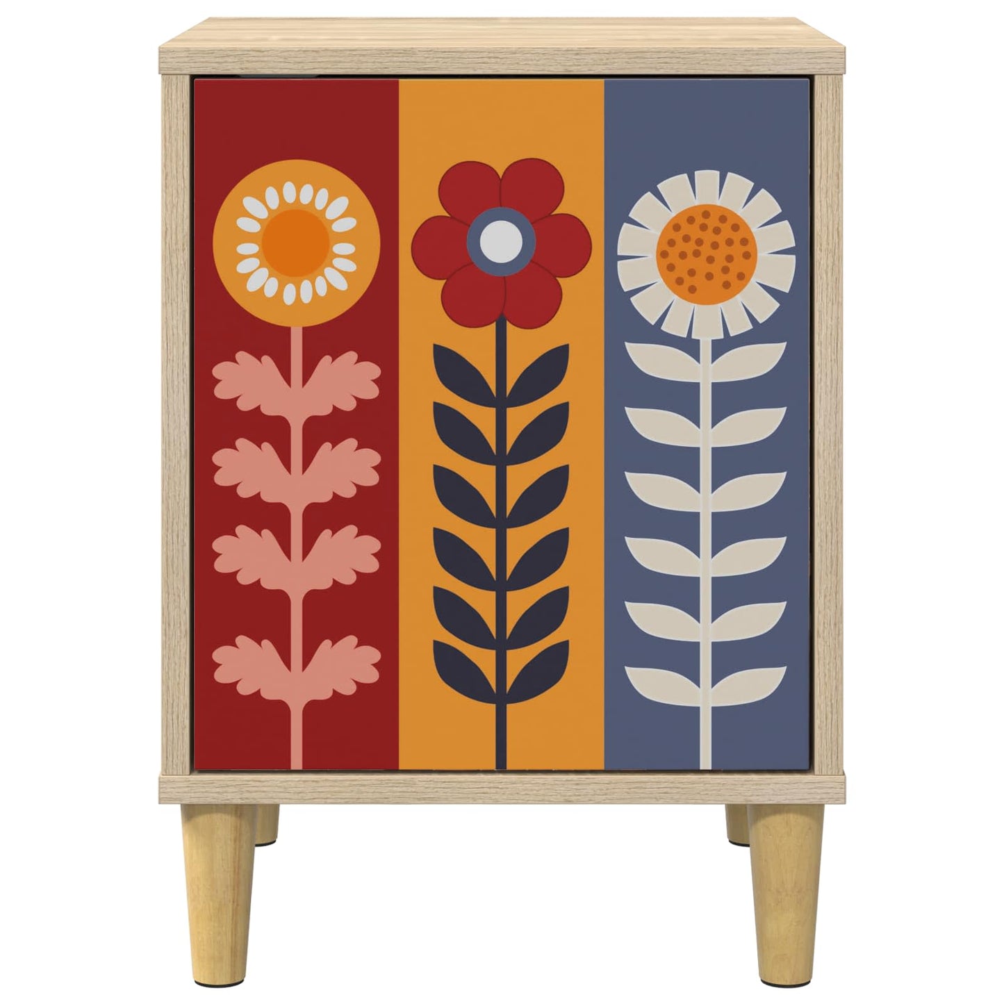 Nattbordskap ESSEN Sonoma eik 36 x 33 x 50 cm Konstruert tre