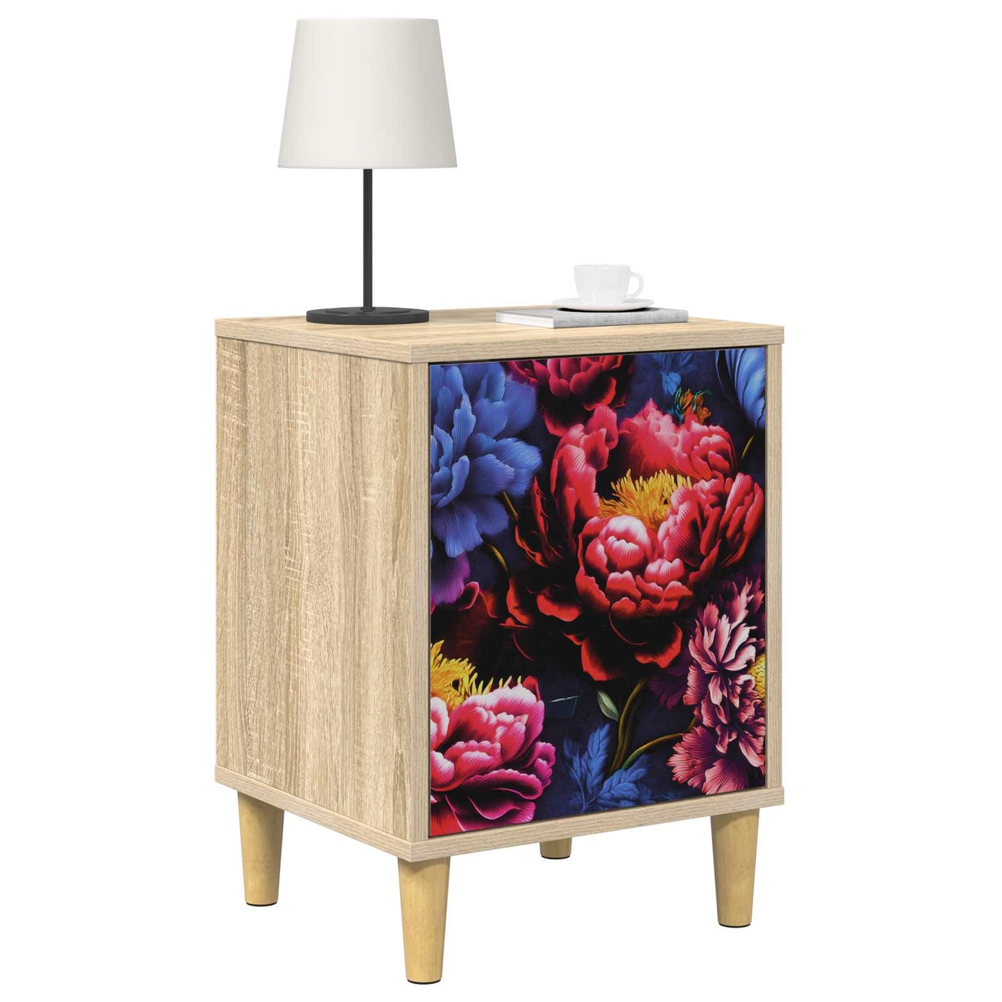 Nattbordskap KIEL 2 stk. Sonoma eik 36 x 33 x 50 cm