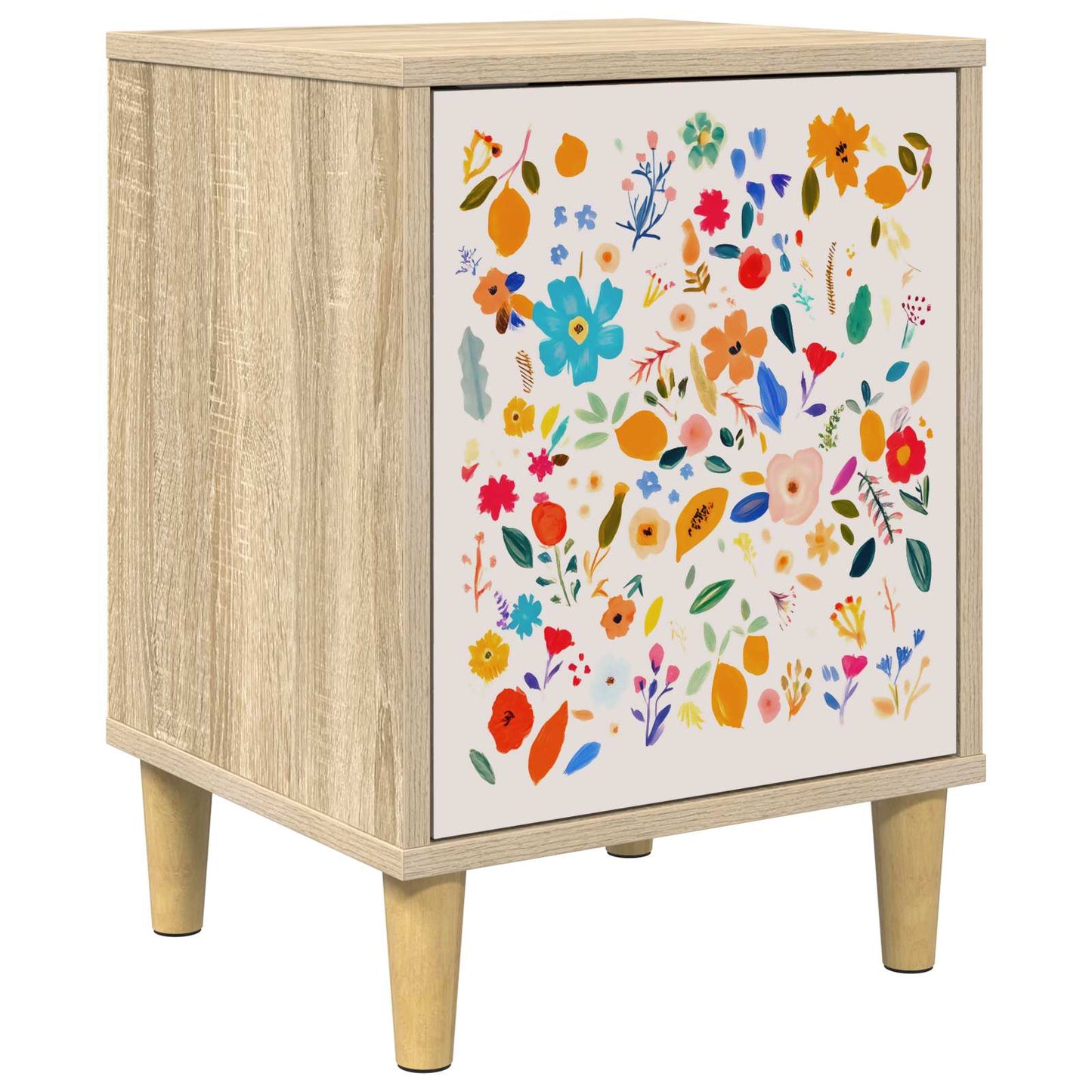Nattbordskap MAINZ Sonoma eik 36 x 33 x 50 cm Konstruert tre