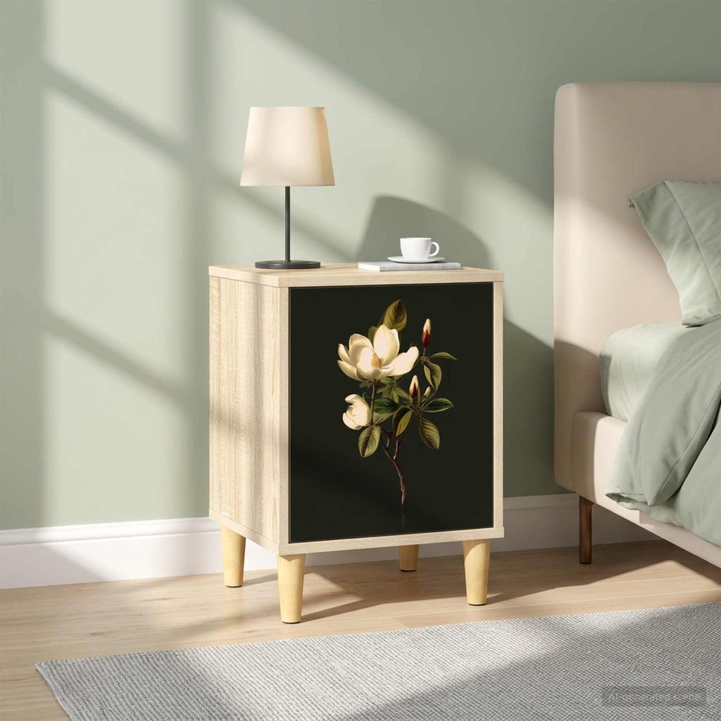 Nattbordskap BREMEN 2 stk. Sonoma eik 36 x 33 x 50 cm