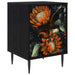 Nattbordskap LOCHEM Svart eik 36 x 33 x 51 cm Konstruert tre