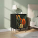 Nattbordskap ZAANDAM 2 stk. Svart eik 36 x 33 x 51 cm