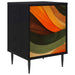 Nattbordskap BONN Svart eik 36 x 33 x 51 cm Konstruert tre