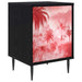 Nattbordskap AACHEN Svart eik 36 x 33 x 51 cm Konstruert tre