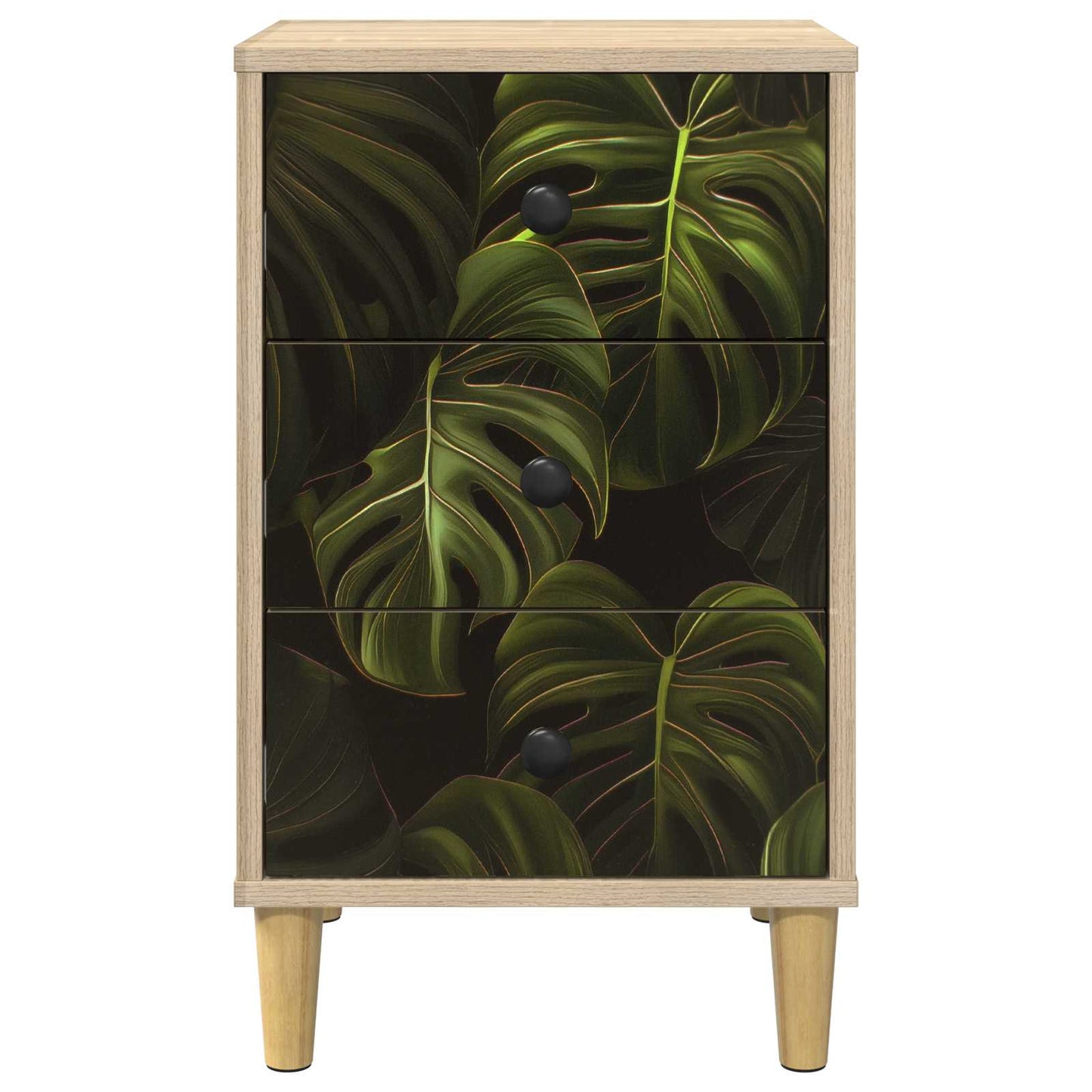 Nattbordskap ELBURG Sonoma eik 36 x 33 x 60 cm Konstruert tre