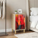 Nattbordskap HEESCH 2 stk. Sonoma eik 36 x 33 x 60 cm