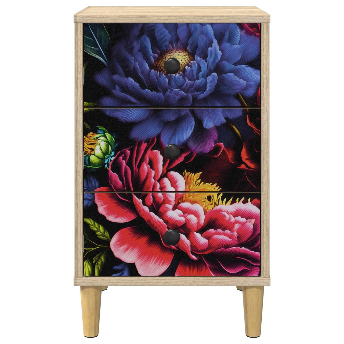 Nattbordskap KIEL Sonoma eik 36 x 33 x 60 cm Konstruert tre