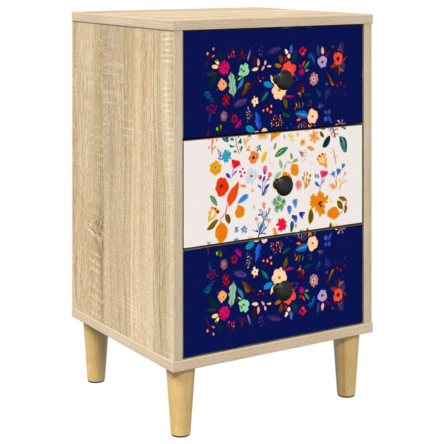 Nattbordskap MAINZ Sonoma eik 36 x 33 x 60 cm Konstruert tre
