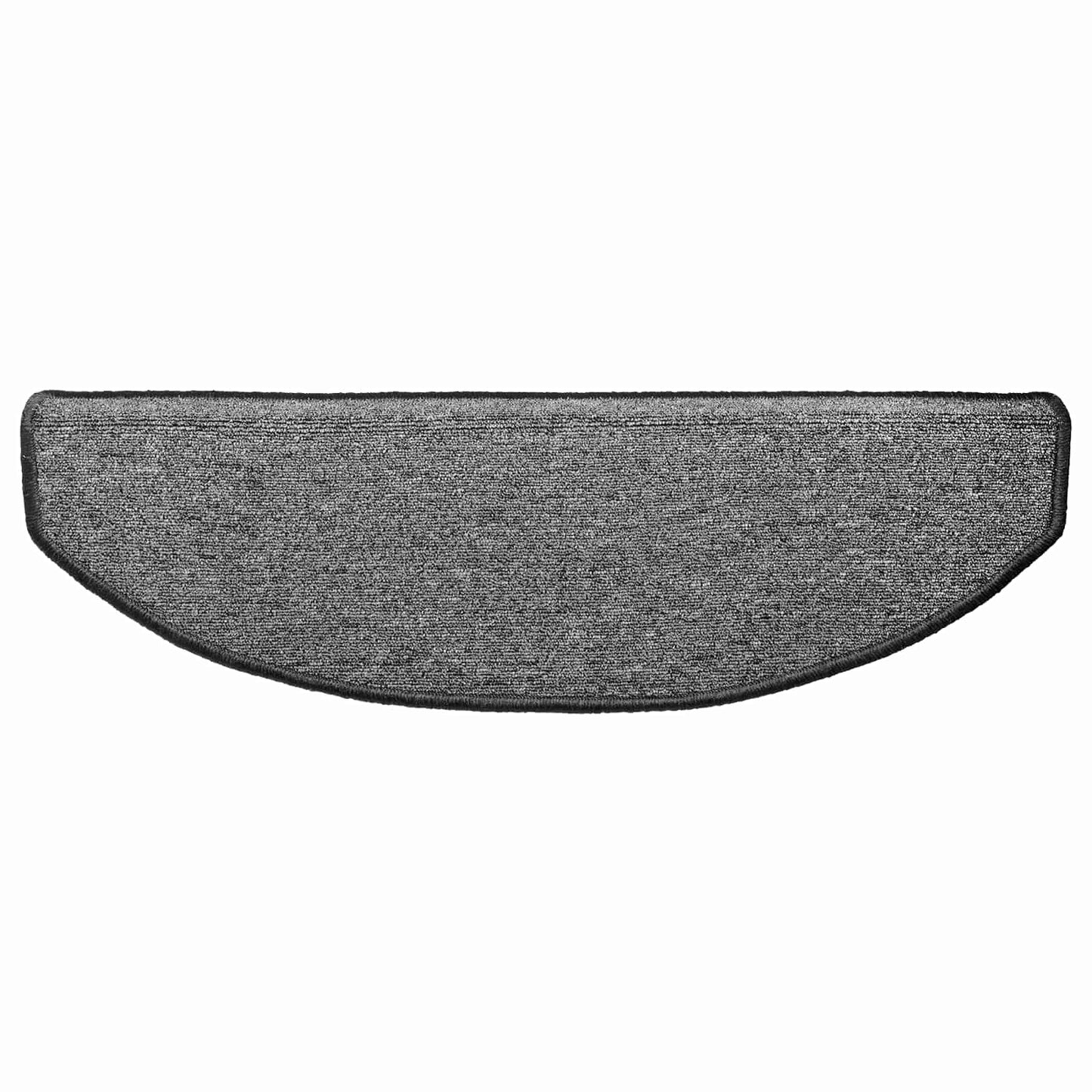 Selvlimende trappematter 15 pcs Mørkegrå 80 x 24,5 x 3,5 cm