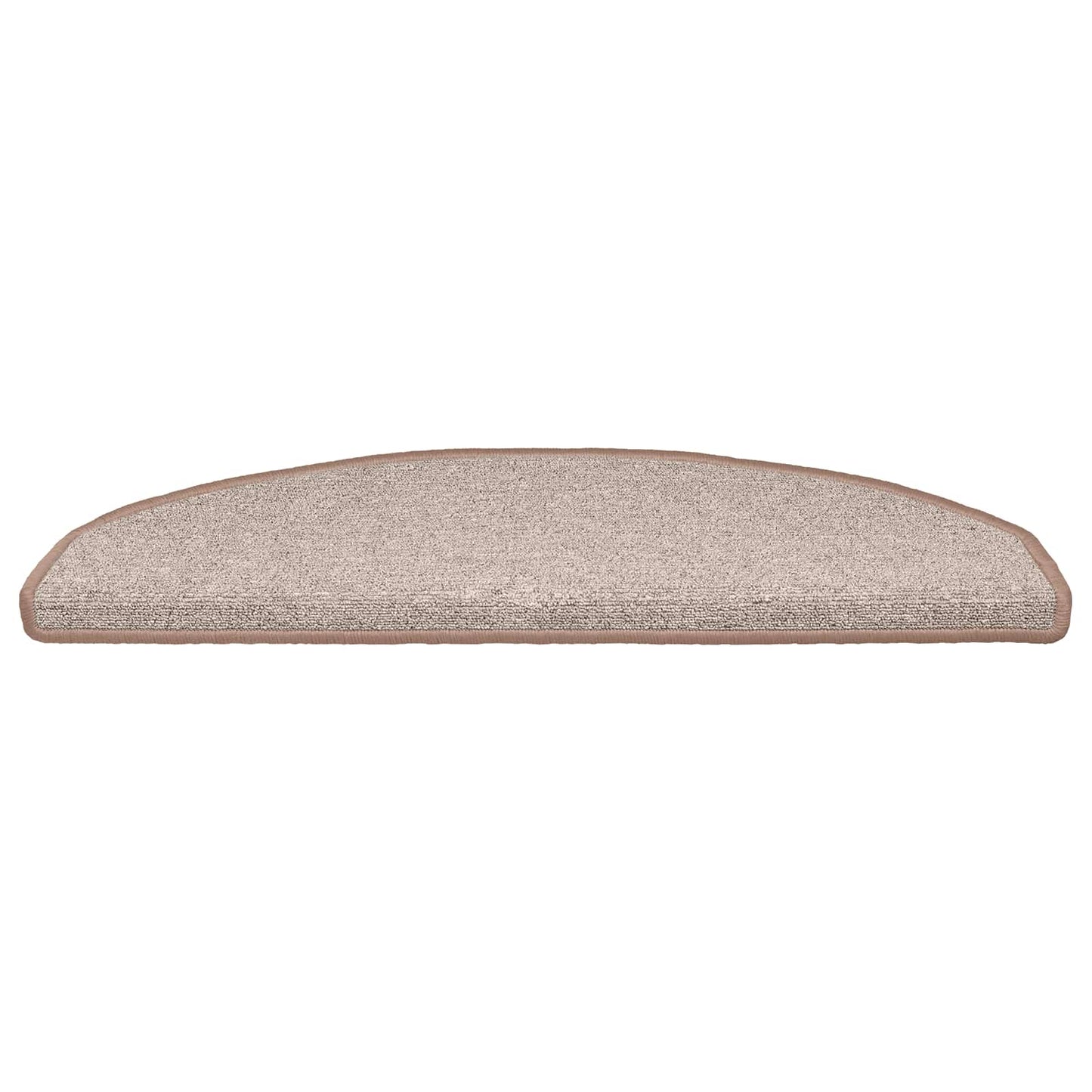 Selvlimende trappematter 15 pcs Lys Brun 80 x 24,5 x 3,5 cm